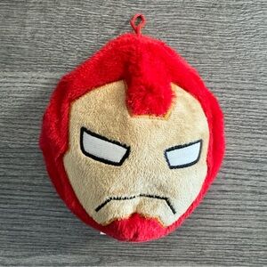Marvel Avengers Assemble Iron Man Fuzzbies Plush Toy Ball 7”